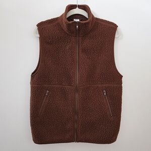 TNA fleece vest, oversized XXS